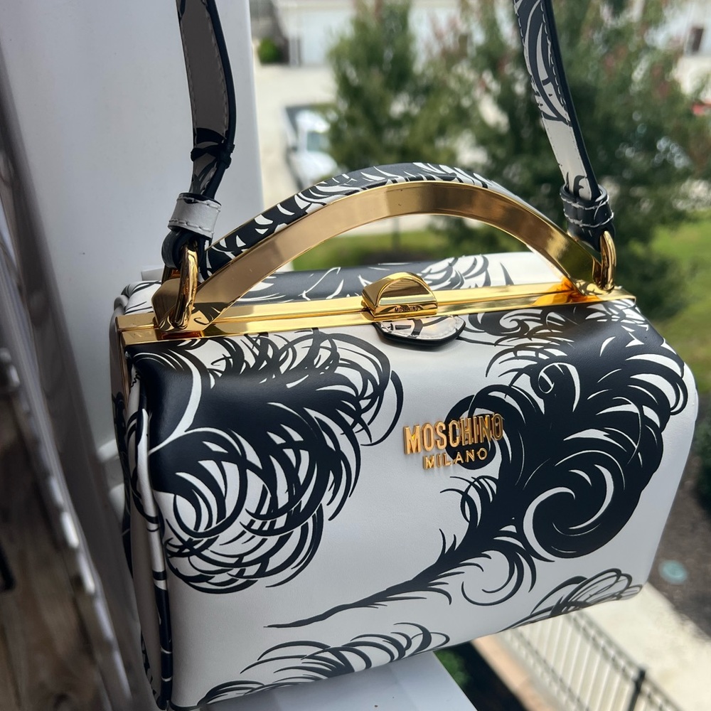 Moschino Milano Shoulder Purse, Brand New